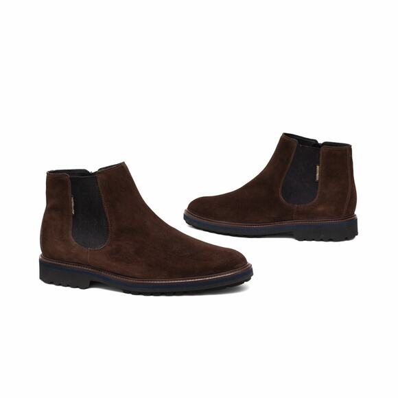 450$ NEW MEPHISTO Benson Side Zip Chelsea Boots In Brown Suede US11 main image 7